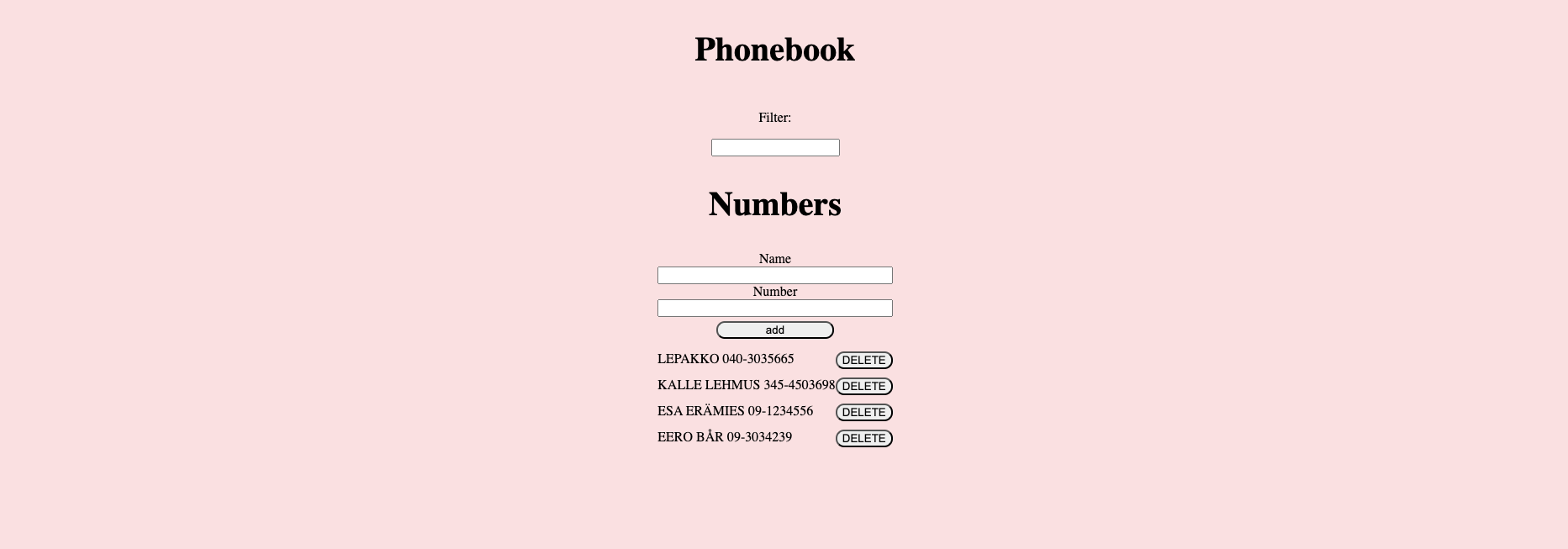 Phonebook